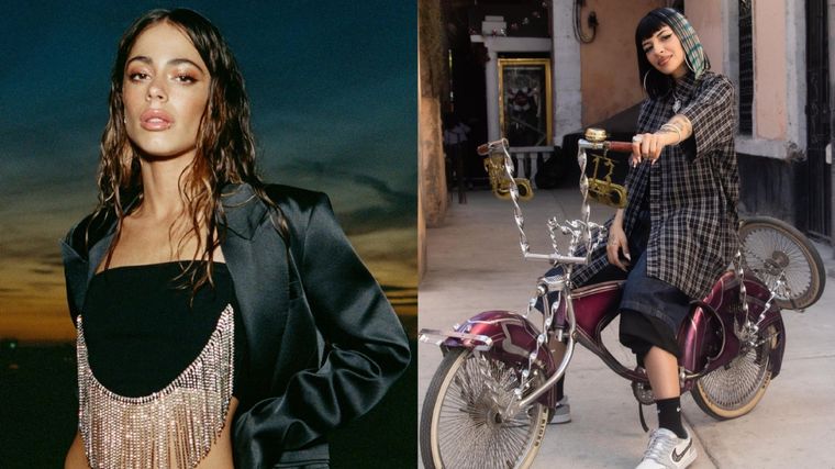 Cazzu y Tini En la bresh Foto: @tinistoessel // @Cazzu