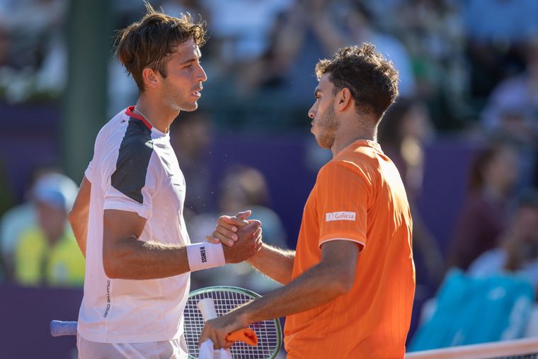 Francisco Cerúndolo venció a su compatriota y amigo Tomás Etcheverry en las semifinales del ATP de Buenos Aires.