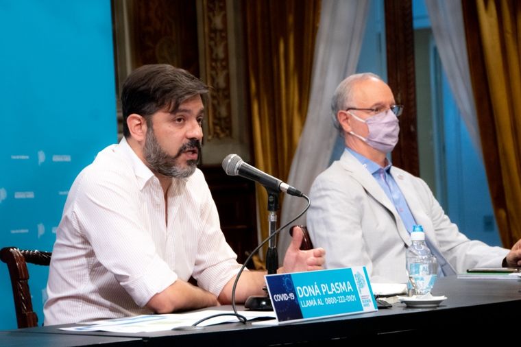 Bianco y Gollán anunciaron las restricciones para muchos distritos de Buenos Aires Foto: Prensa GBA