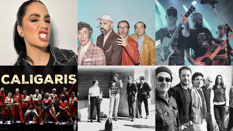 Todos los shows y sus respectivos precios. Créditos: Archivo MDZ