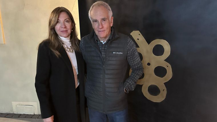 Nora Nofal y José Luis Bellestar. Nora Nofal y José Luis Bellestar.