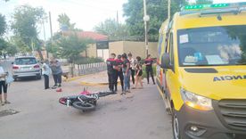 La escena del accidente en Pedro Segura y 12 de Octubre. La escena del accidente en Pedro Segura y 12 de Octubre.