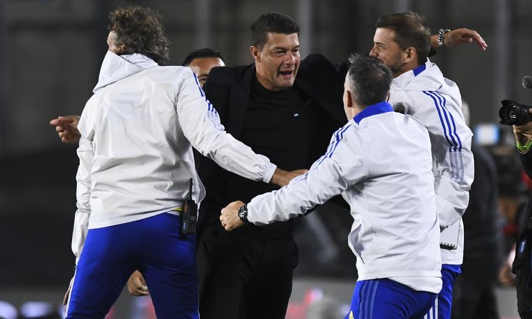 Battaglia, contento como todo el mundo Boca.