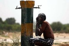 India viene soportando un calor extremo. Foto: Efe.