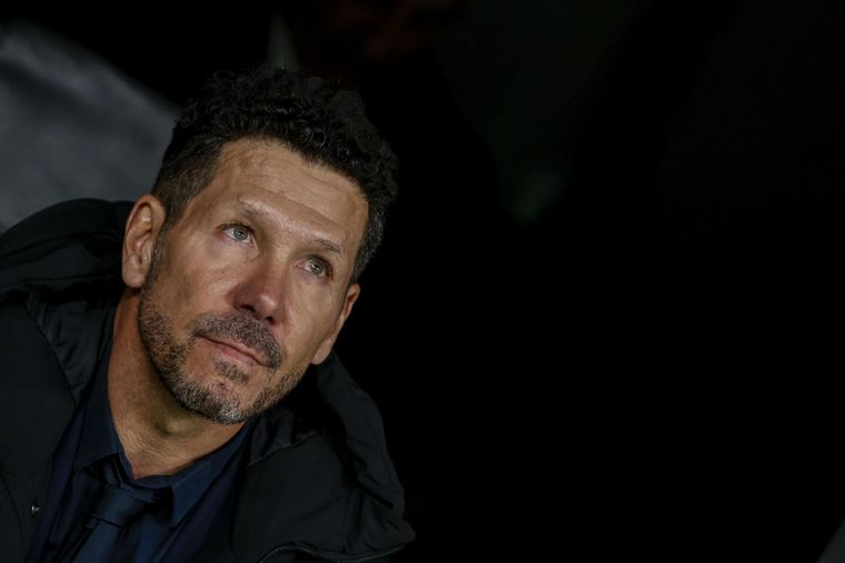 El Cholo Simeone se lamentó por la caída en el Bernabéu. Foto: EFE