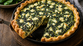 Cómo hacer tarta de espinaca casera