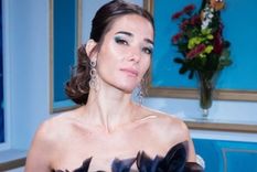 El vestido de Juana Viale en el Colón.