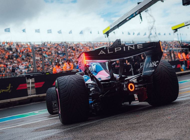 Gasly fue el único piloto de Alpine que contó con las nuevas piezas en Zandvoort.