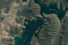 asi es el embalse en donde cayo el helicoptero en el que viajaba brito