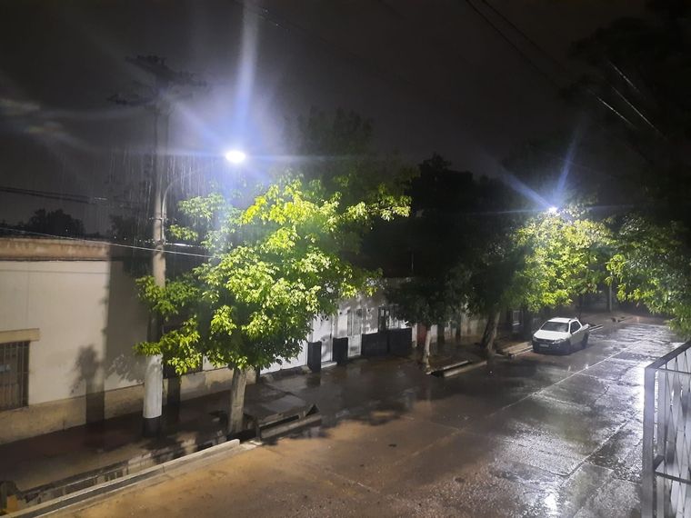 La lluvia se hizo esperar, pero llegó Foto: Gentileza
