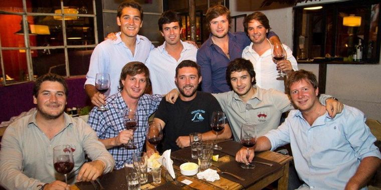 Lucas Impellizieri, Diego Pulenta, Juan Ricardo Palma, Jorge Cabezas, Germán Masera, Pablo Minetto, Pablo Guiñazú, Pablo Píccolo y Fede Danza. Foto: Gentileza