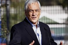 Piñera volvió a aparecer en escena. Foto: Dpa.