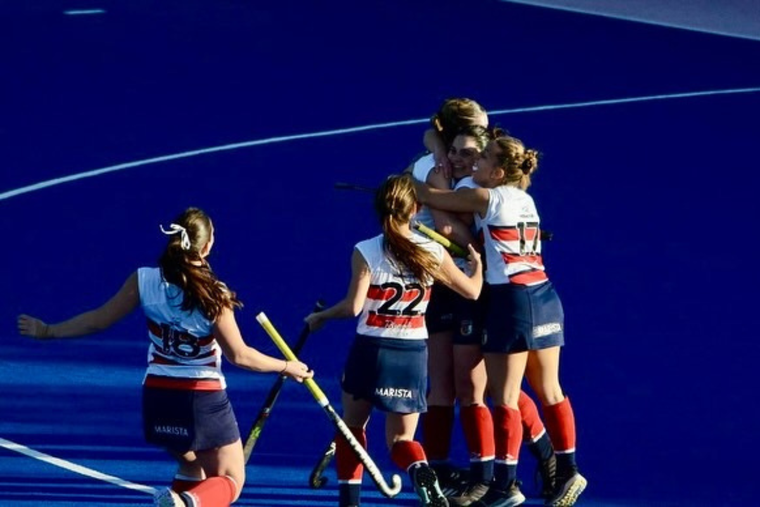 Marista no cede terreno en lo alto. Foto: Asociación Mendocina de Hockey