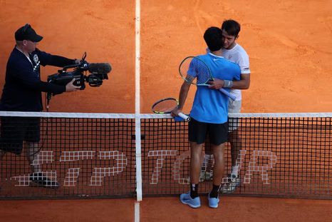 Carlos Alcaraz y un tremendo elogio a Tomás Etcheverry tras su partido de octavos en Montecarlo. Carlos Alcaraz y un tremendo elogio a Tomás Etcheverry tras su partido de octavos en Montecarlo.