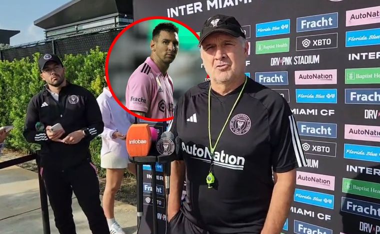 Martino volvió a referirse a la recuperación de Messi. Foto: MDZ