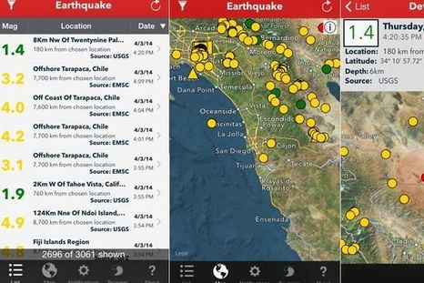 Las mejores aplicaciones para informarse en caso de vivir un terremoto
