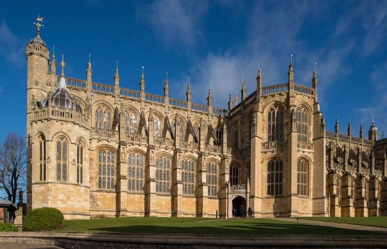 La capilla en memoria del rey Jorge VI, en la capilla de San Jorge, será el destino final de Isabel II. Foto: GETTY IMAGES