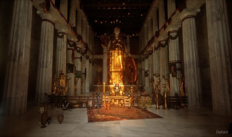 Esta investigación nos muestra cómo se veía realmente el Partenón. Foto: parthenon3d.com