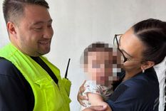 Los preventores junto al menor encerrado en Ciudad.