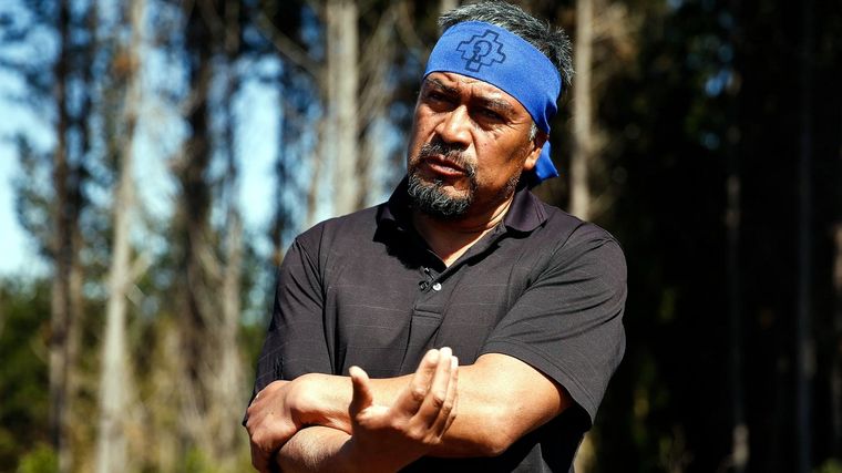 Héctor Llaitul, líder mapuche. Foto: Efe.