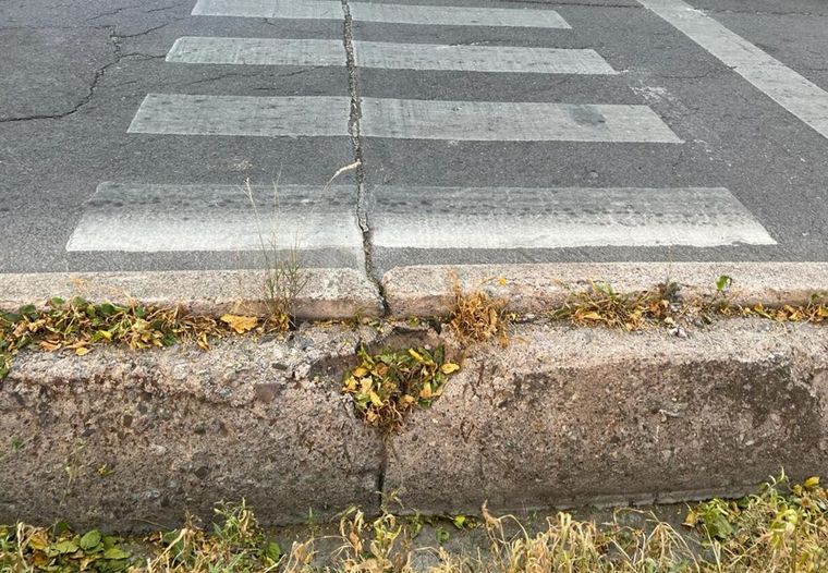 La particular senda peatonal.