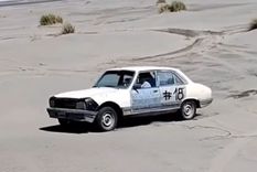este peugeot 504 se hizo viral por su increible manejo off-road