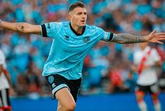 Pablo Vegetti, goleador de Belgrano. Pablo Vegetti, goleador de Belgrano.