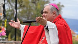 El Arzobispo Marcelo Colombo, presidente de la Conferencia Episcopal Argentina, firmó la carta por Venezuela.&nbsp;