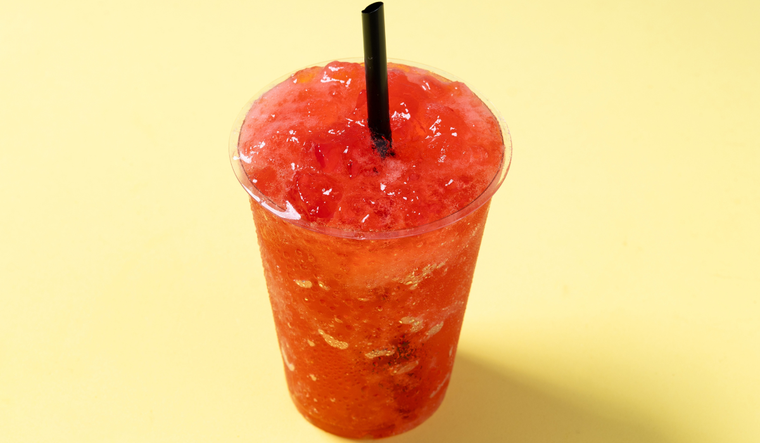 Verano delicioso, granizado de sandía Verano delicioso, granizado de sandía