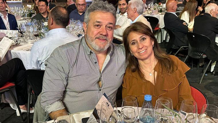 Renato Di Fabio junto a Alejandra González Marotta. Renato Di Fabio junto a Alejandra González Marotta.
