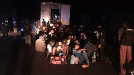 Los migrantes fueron rescatados por la policía guatemalteca el sábado. Foto: POLICÍA DE GUATEMALA