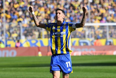 Ángel Di María, autor de un verdadero golazo ante Independiente. Ángel Di María, autor de un verdadero golazo ante Independiente.