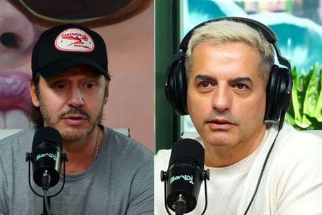 El artista visitó a De Brito y recibió una durísima pregunta. El artista visitó a De Brito y recibió una durísima pregunta.