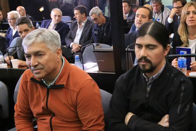 MDZol | Lázaro Báez junto a su hijo Martín Foto: NA