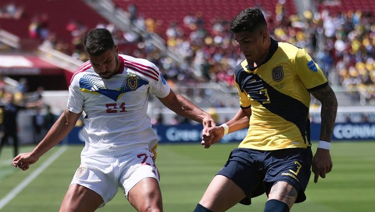 Venezuela derrotó a Ecuador en California. Foto: @SeleVinotinto