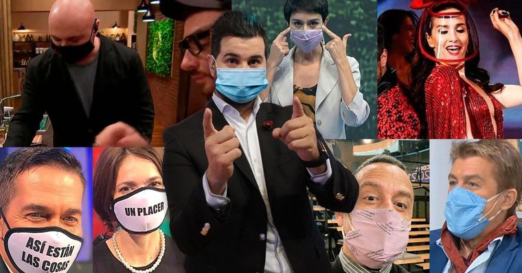 Nicolás Magaldi le propuso a sus colegas usar barbijo frente a cámaras