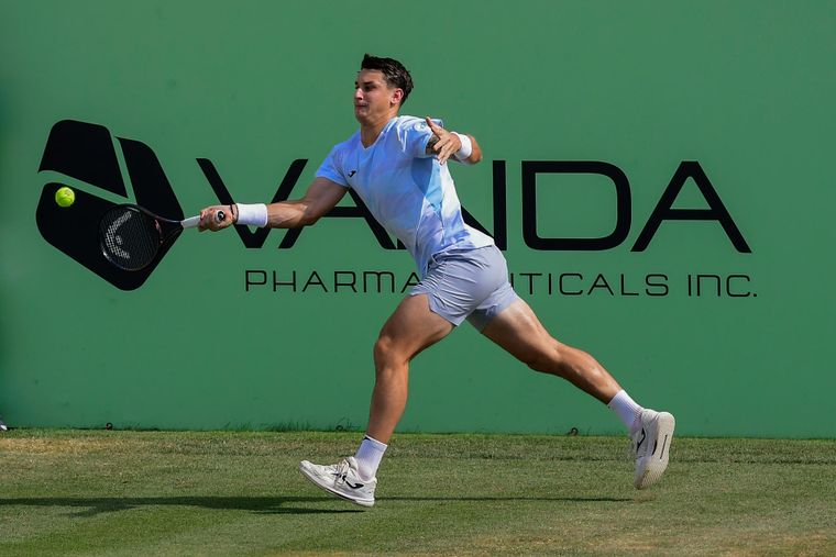 Camilo Ugo Carabelli&nbsp;cayó en su debut ante Marcos Giron.