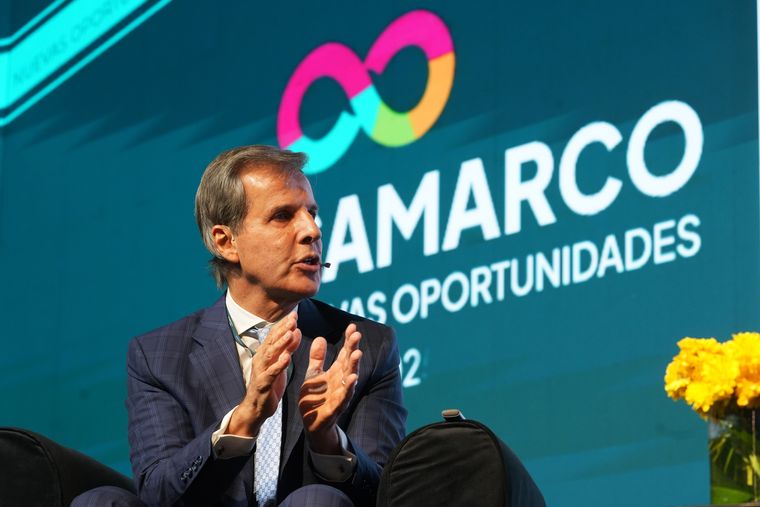 Martín Redrado en la Convención de Camarco. foto: Camarco