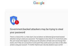 el inquietante mensaje que recibieron de google el inquietante mensaje que recibieron de google