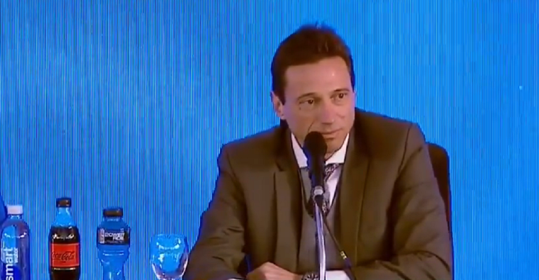 El presidente apuntó contra su antecesor. Foto: Captura