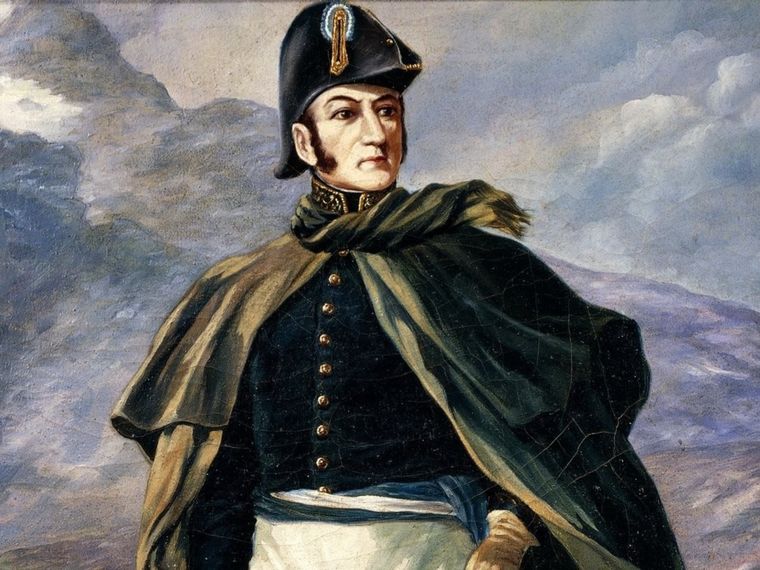 Un cuadro que ilustra la figura de San Martín. Foto: Archivo
