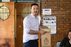 Petri, votando en San Martín. Foto: Alf Ponce Mercado / MDZ