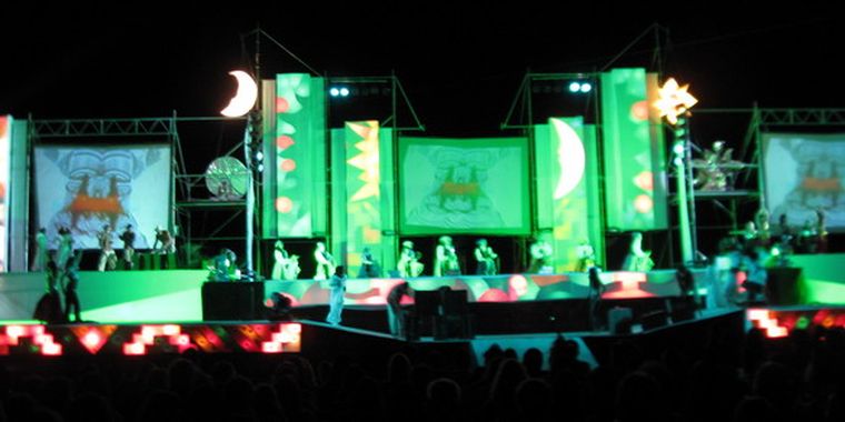 Un cuadro de la fiesta.