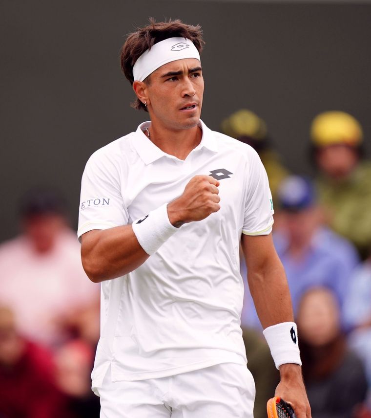 Comesaña está en la segunda ronda de Wimbledon por primera vez en su carrera. Foto: @Wimbledon