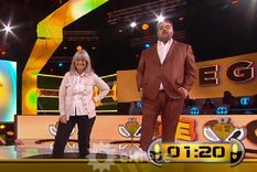 Silvia en el final del programa junto a Darío Barassi Foto: Captura de pantalla