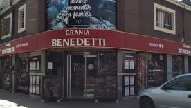 La sucursal del Granja Benedetti que fue blanco del asalto armado la noche de este sábado en Godoy Cruz. La sucursal del Granja Benedetti que fue blanco del asalto armado la noche de este sábado en Godoy Cruz.