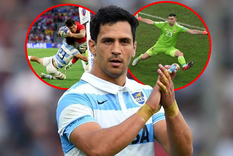 Moroni, su tackle y la atajada del Dibu Martínez Foto: MDZ Moroni, su tackle y la atajada del Dibu Martínez Foto: MDZ