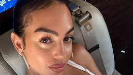 Georgina se mostró con vestido en Instagram Foto: Archivo