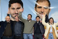 Maximiliano Pullaro junto al flamante intendente Guillermo Luzzi. Foto: Prensa Maximiliano Pullaro