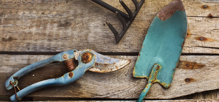 Es posible lograr que tus herramientas de jardín luzcan como nuevas. Foto: Life Savvy - https://www.lifesavvy.com/p/uploads/2021/08/654fd791.jpg